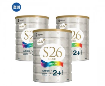 【澳洲直邮包邮】Alula 爱羽乐 S-26金装奶粉4段 3罐/箱（2岁以上儿童适用）